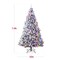 Best Choice Products Pre-Lit Holiday Christmas Pine Tree w/ Flocked Branches, Warm-White & Multicolored Lights
